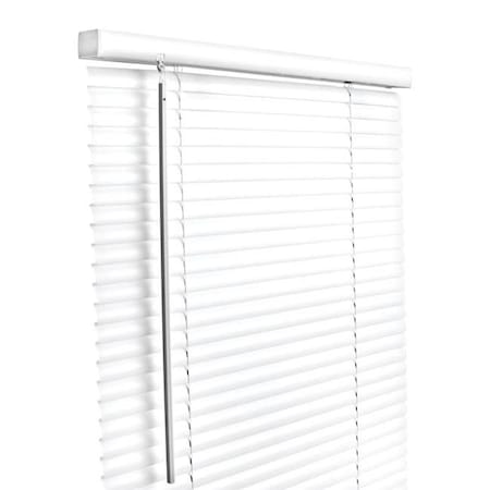 Living Accents Living Accents 5005762 Vinyl 1 in. Cordless Mini-Blinds; 43 x 64 in. - White 5005762